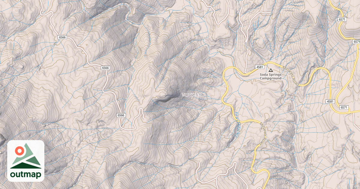 Map of Top Gun