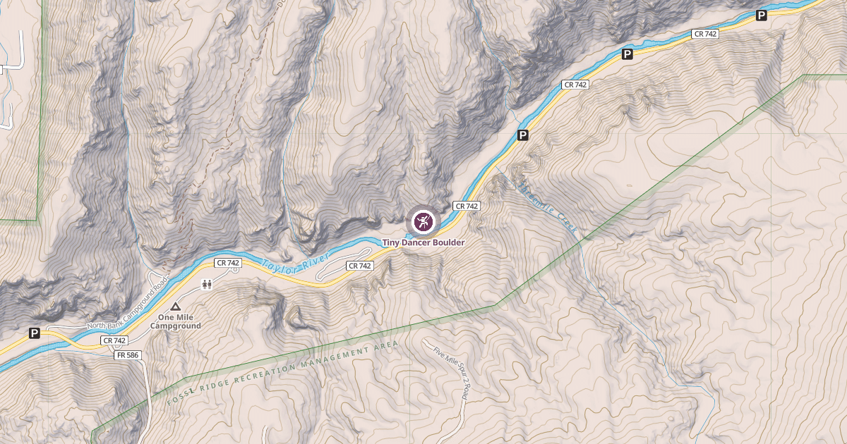 Map preview of Tiny Dancer Boulder