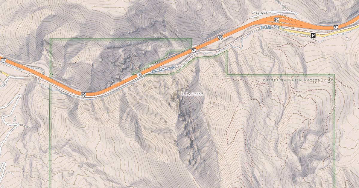 Map preview of Tethys