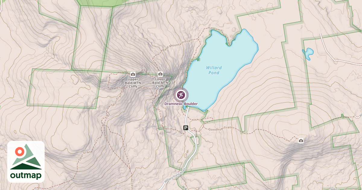 Map of Dramnesic Boulder