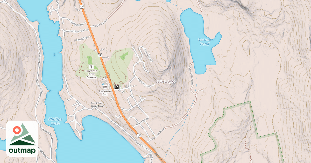 Map of Little Lady
