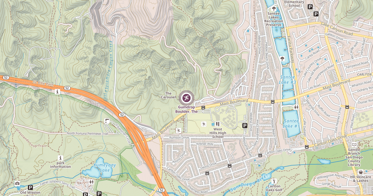 Map preview of Gumdrop Boulder, The