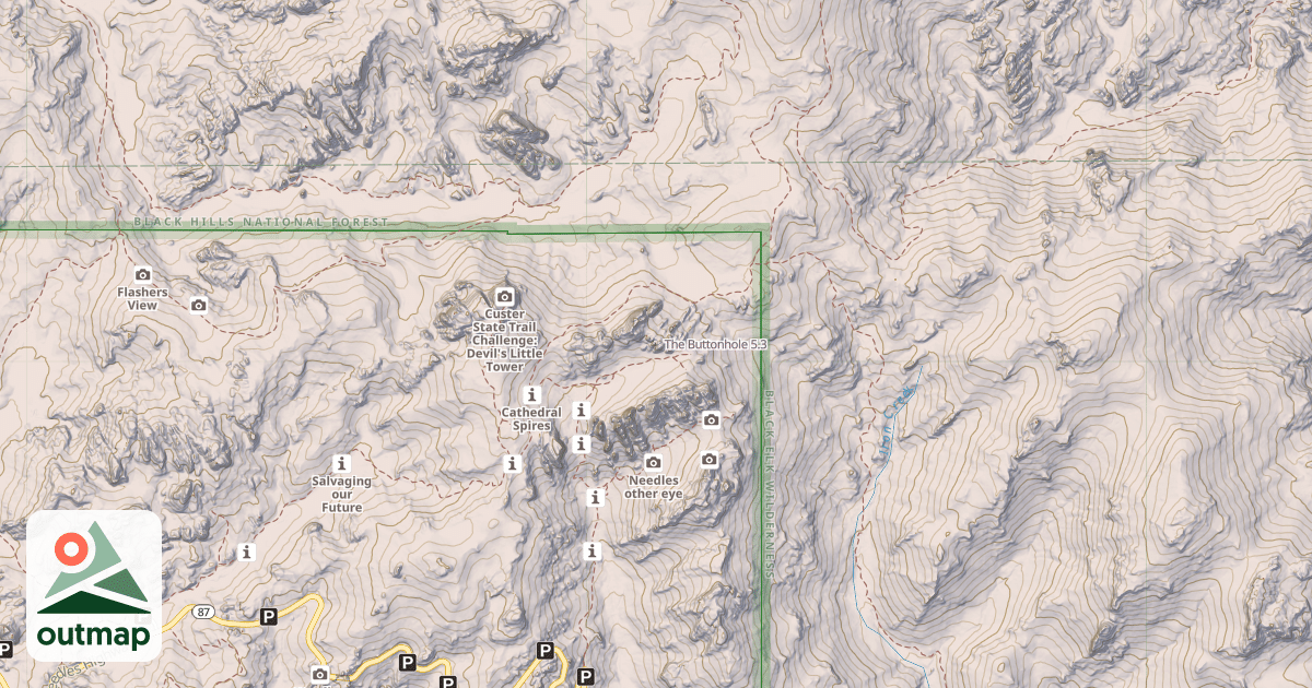 Map of The Buttonhole