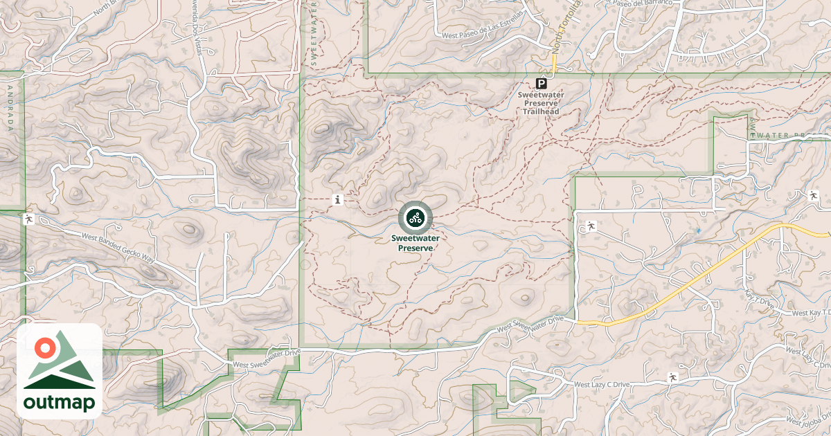Map of Sweetwater Preserve