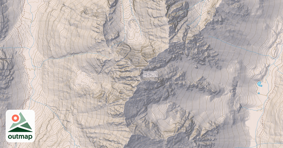Map of Megamydal Traverse