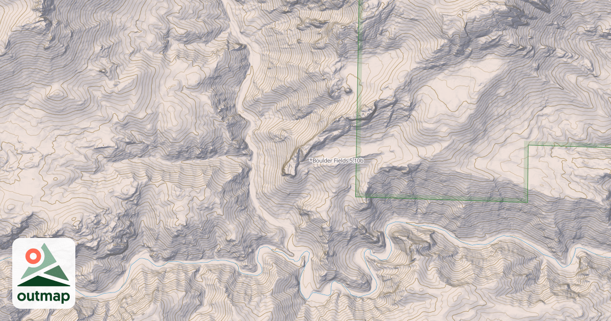 Map of *Boulder Fields