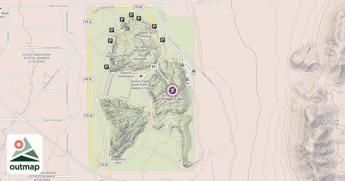 Map of Dragon's Den