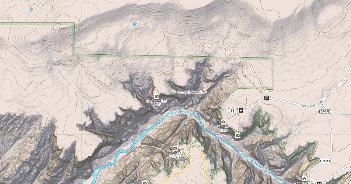 Map preview of Porcelain Arete