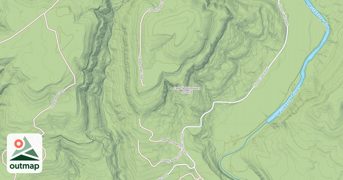 Map of Call The Dinosaurs