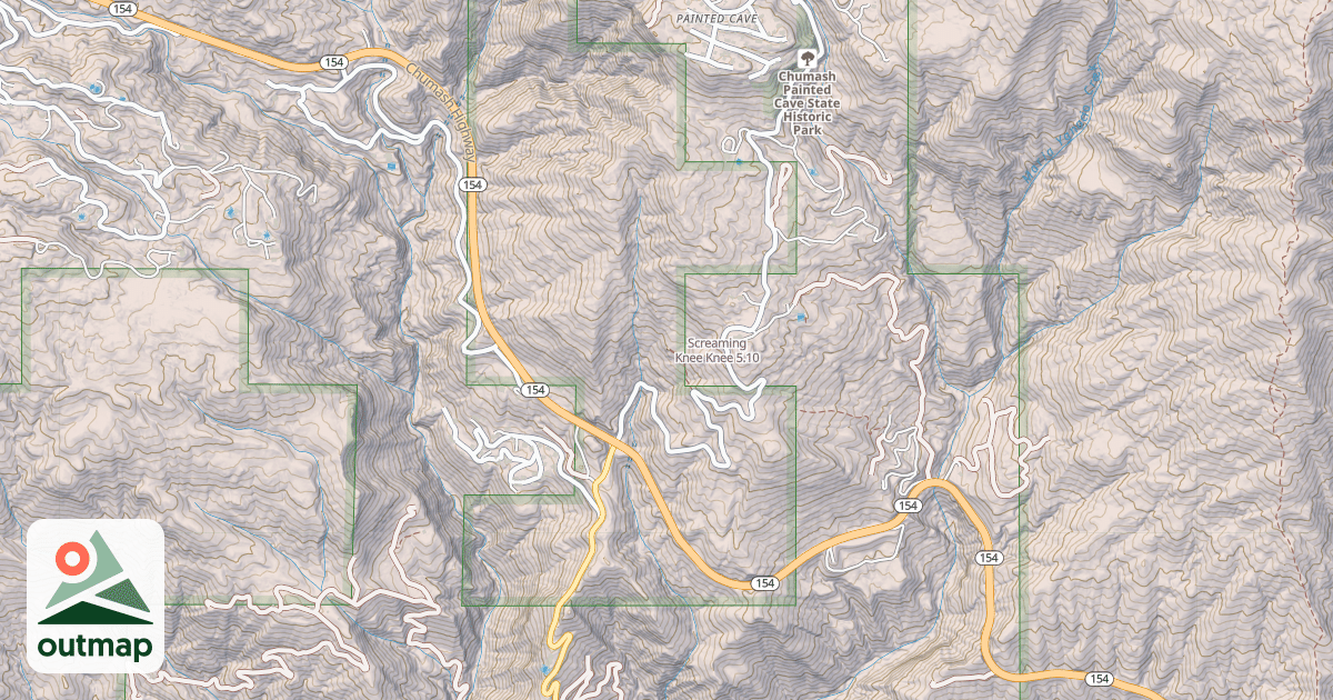 Map of Screaming Knee Knee