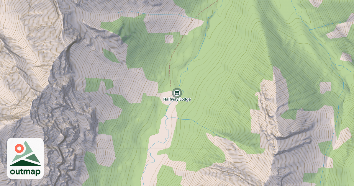 Map of Halfway Lodge