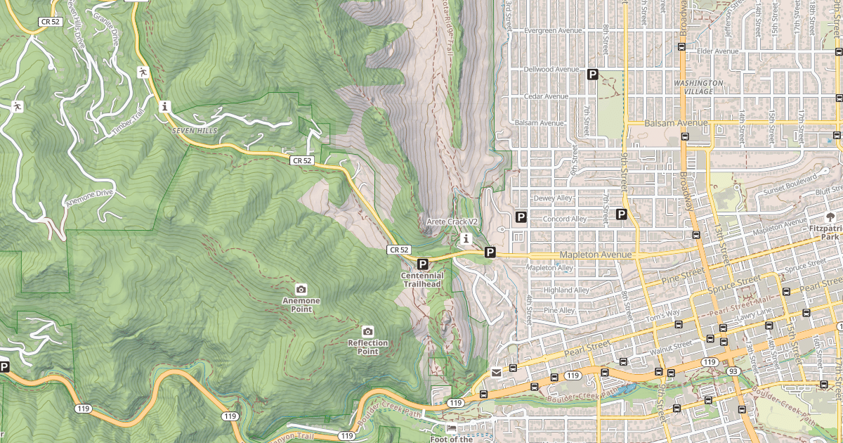 Map preview of Arete Crack