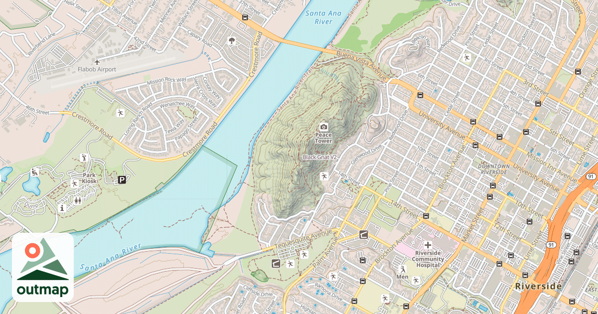 Map of Black Gnat