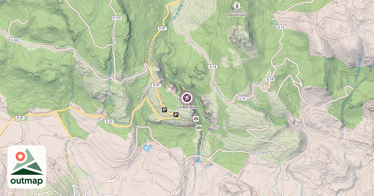 Map of La Barique