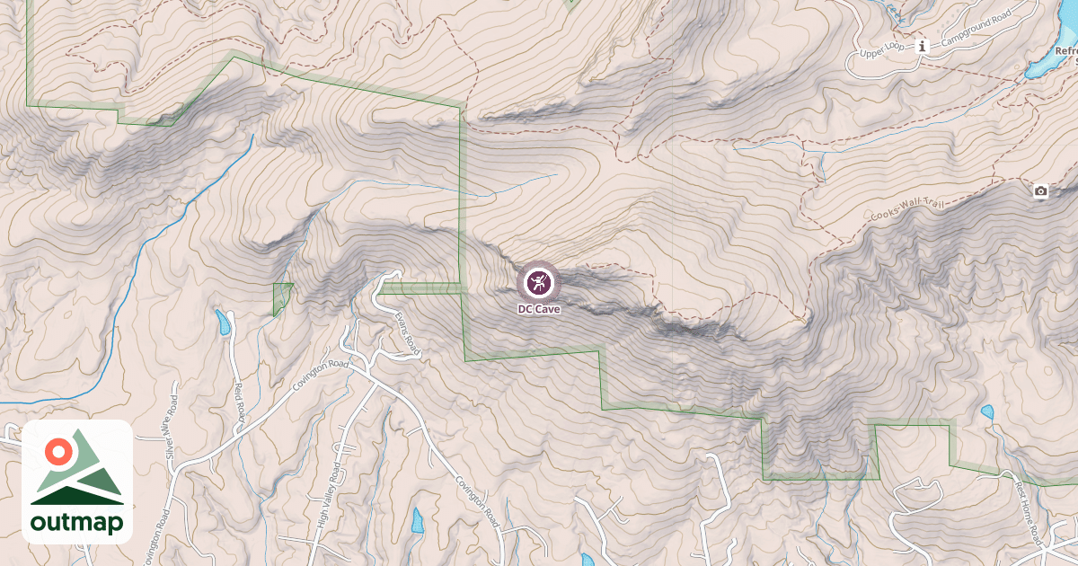 Map of DC Cave
