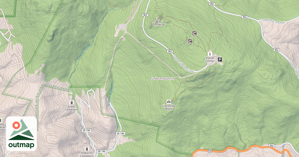 Map of Under Pressure