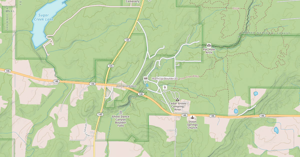Map preview of Warm up Boulder