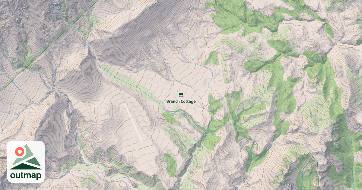 Map of Branch Cottage