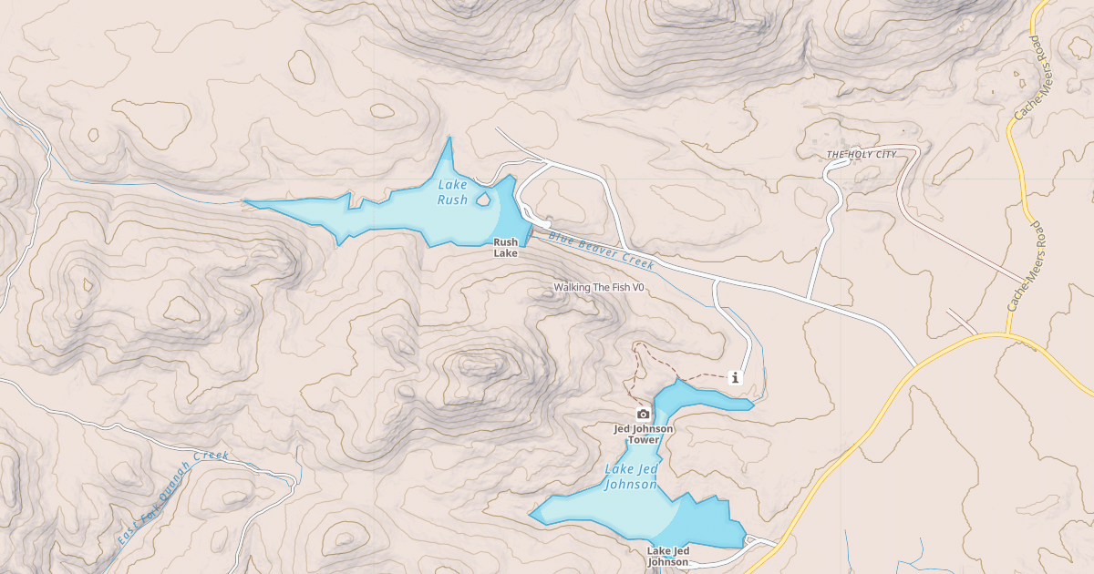 Map preview of Walking The Fish