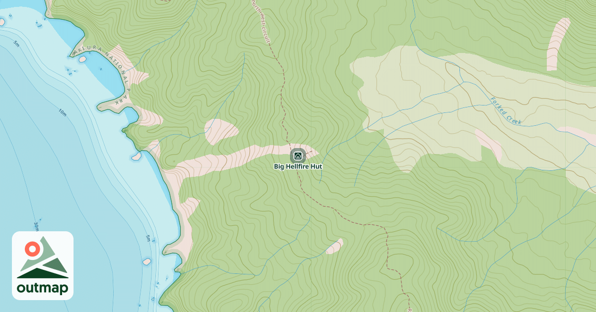 Map of Big Hellfire Hut