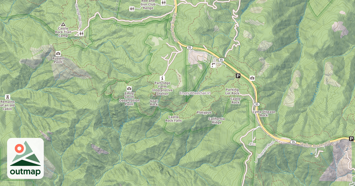 Map of Empty Wheelchair