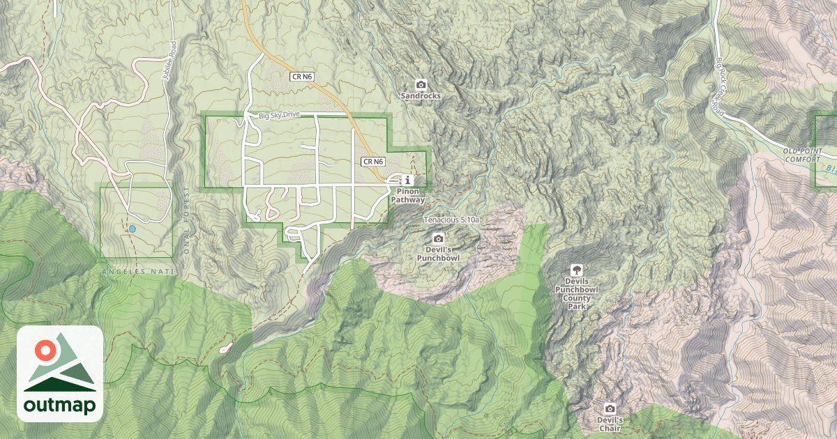 Map of Tenacious