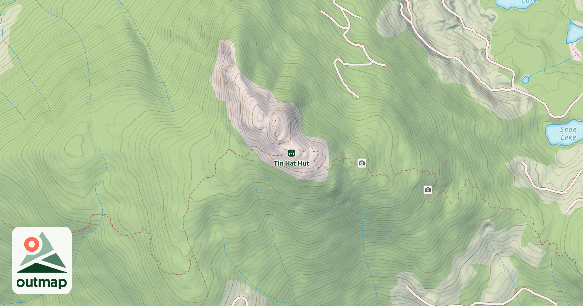 Map of Tin Hat Hut