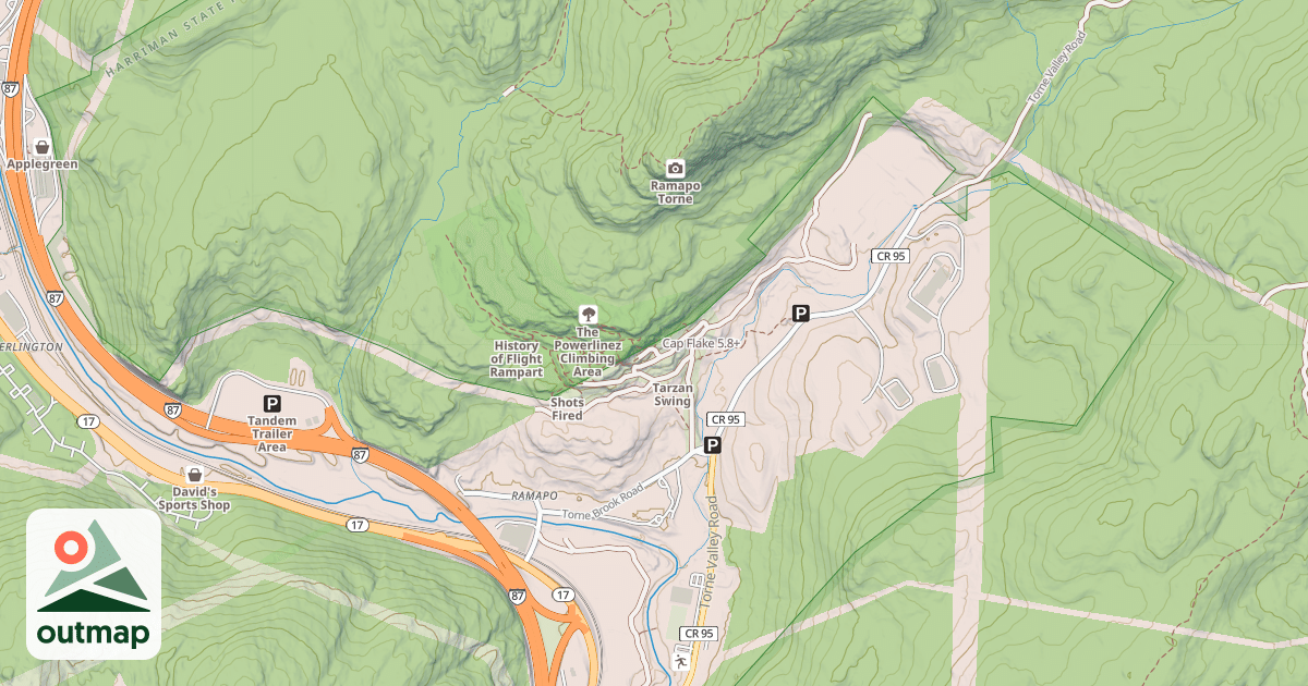 Map of Cap Flake