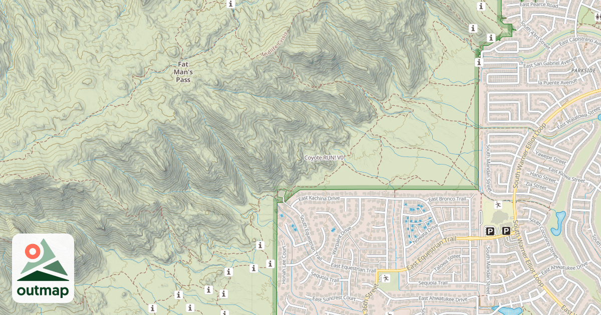 Map of Coyote RUN!