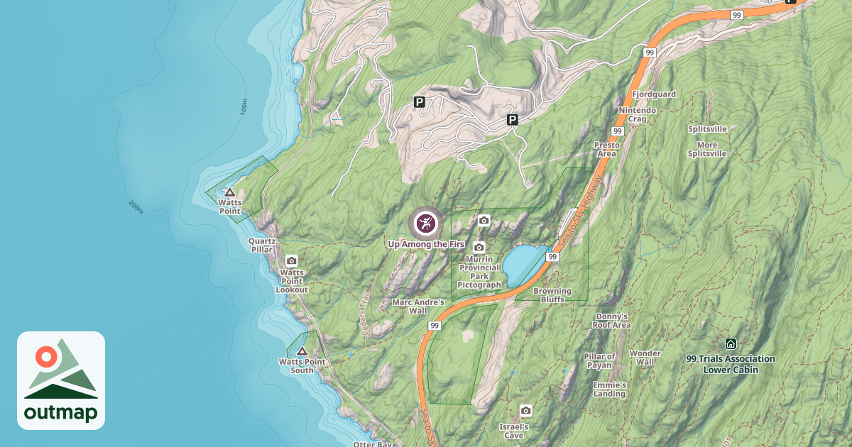 Map of Up Among the Firs