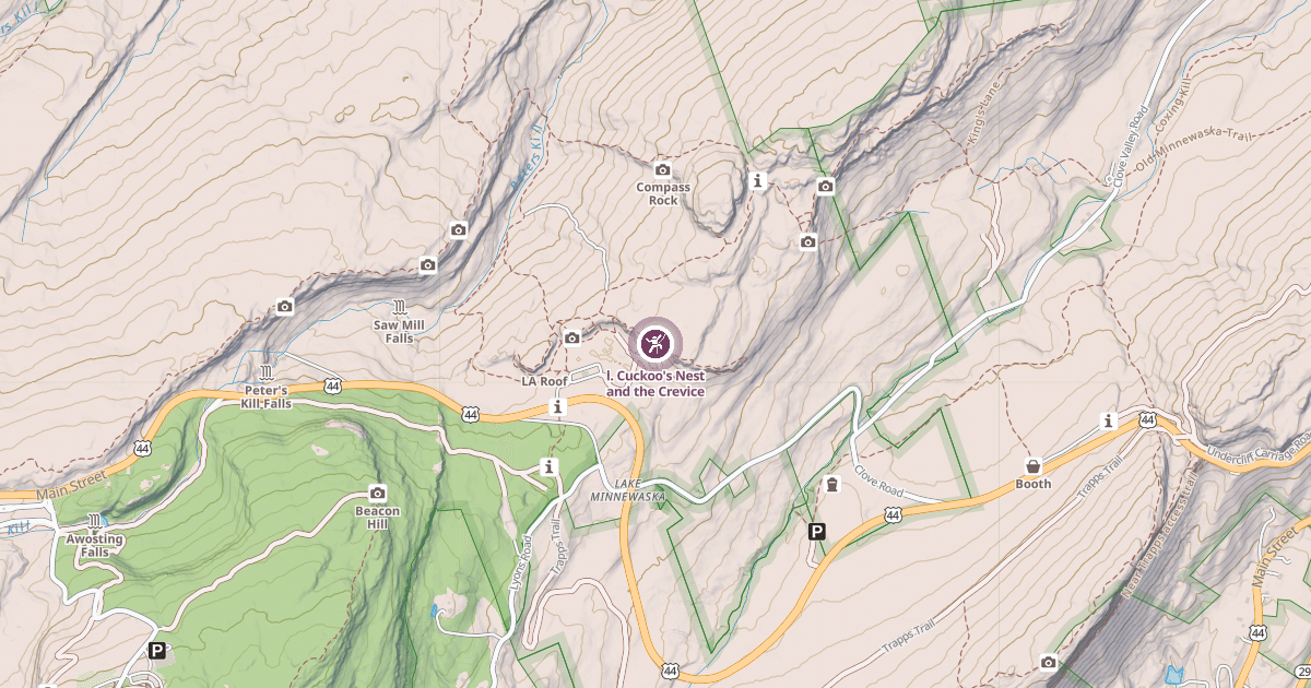 Map preview of l. Cuckoo's Nest and the Crevice