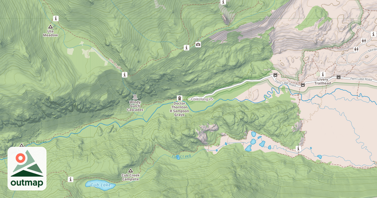 Map of Cove Hang
