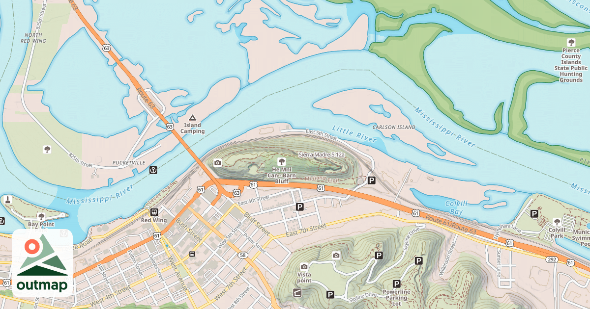 Map of Sierra Madre