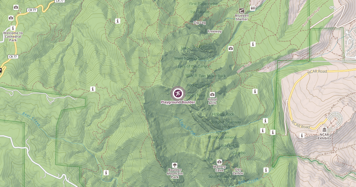 Map preview of Playground Boulder