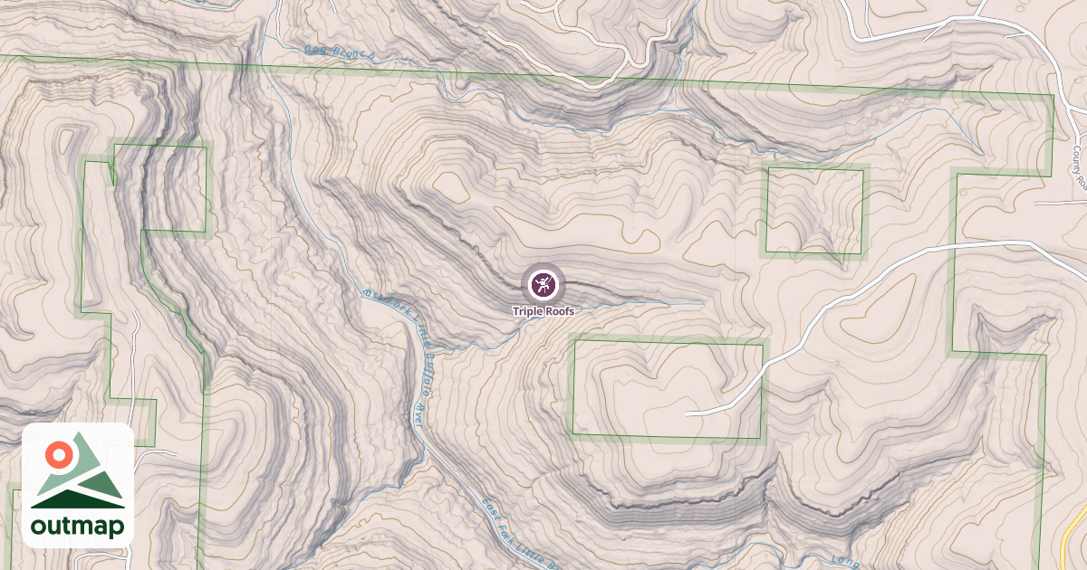 Map of Triple Roofs