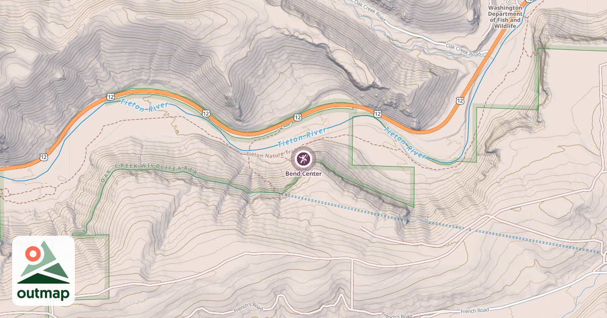 Map of Bend Center