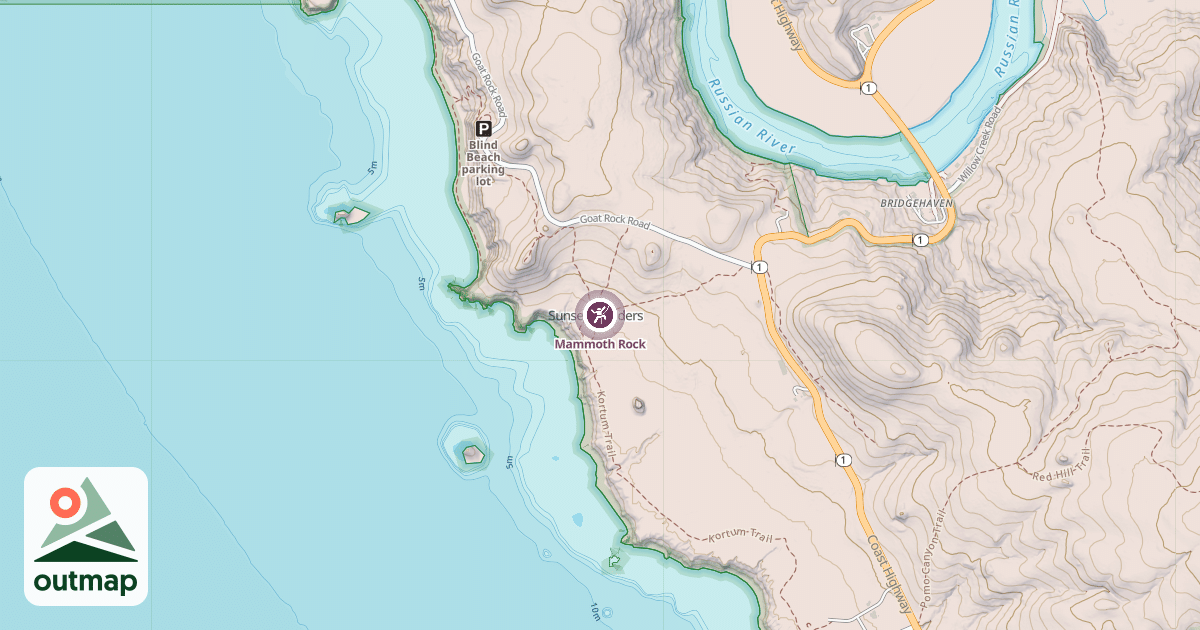 Map of Mammoth Rock
