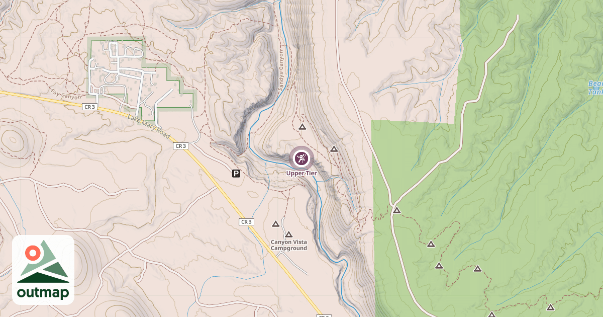 Map of Upper Tier