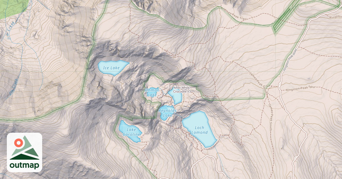 Map of After While, Crocodile