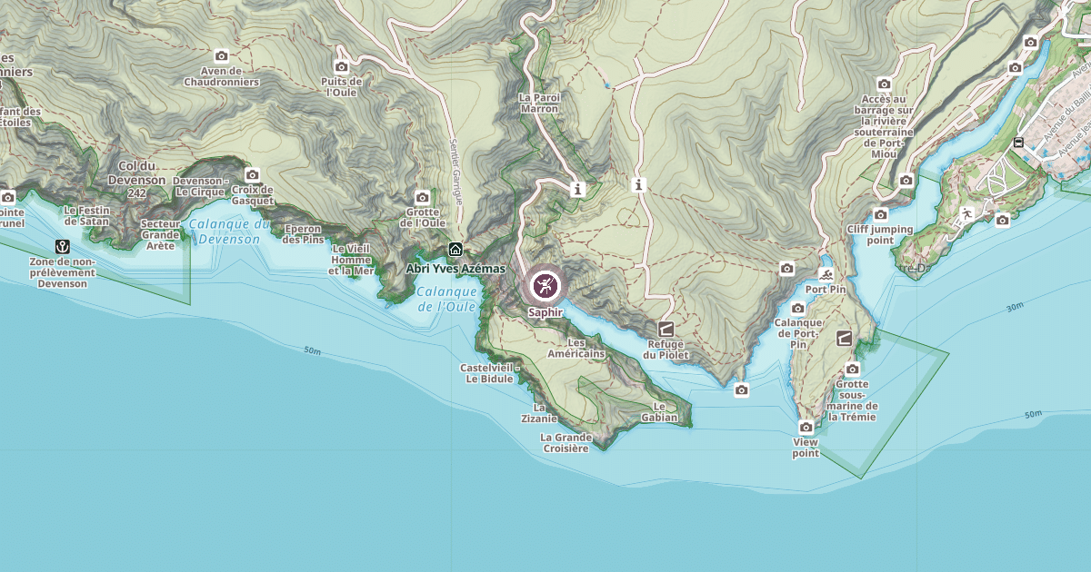 Map preview of Saphir