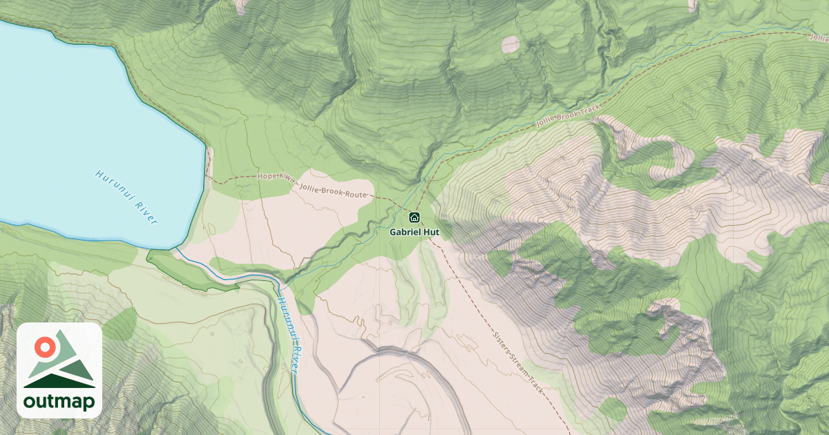 Map of Gabriel Hut