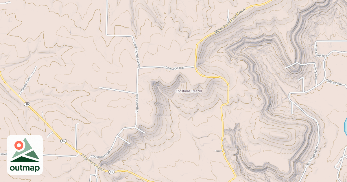 Map of Christmas Tree