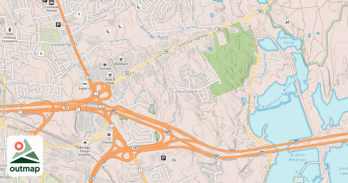 Map of Flying Snow