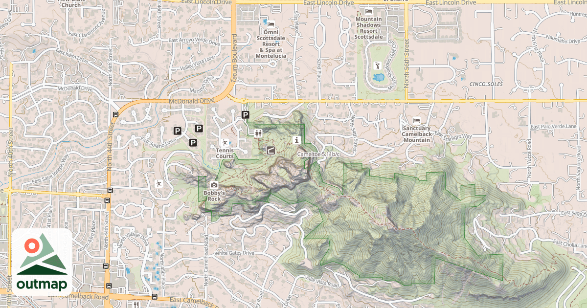 Map of Cameltoe