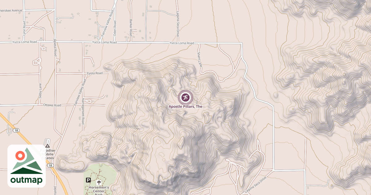 Map of Apostle Pillars, The