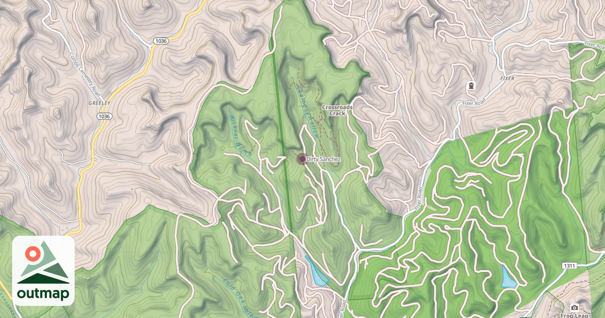 Map of Dirty Sanchez