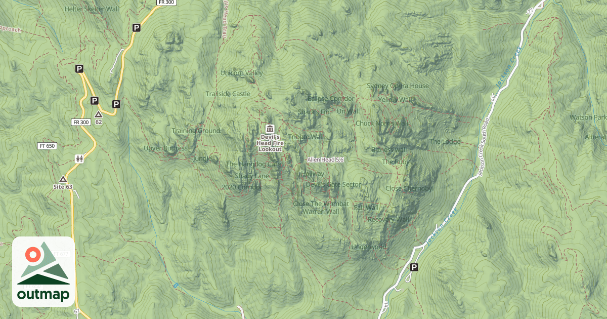 Map of Alien Head