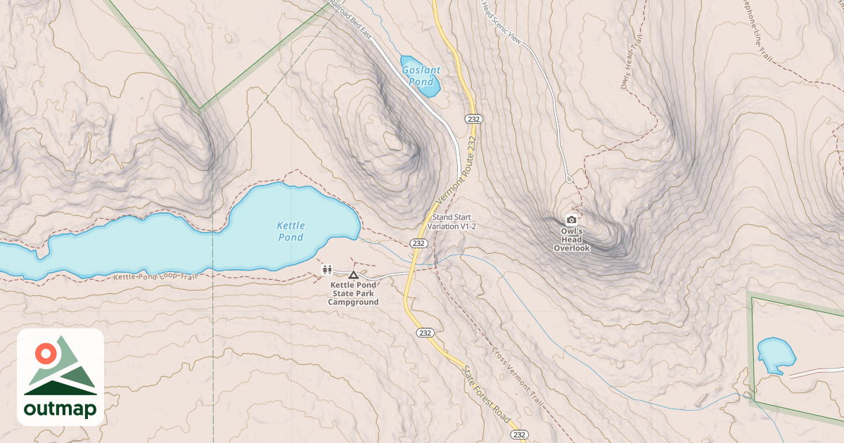 Map of Stand Start Variation
