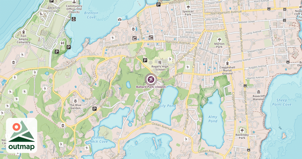 Map of Ballard Park (closed)