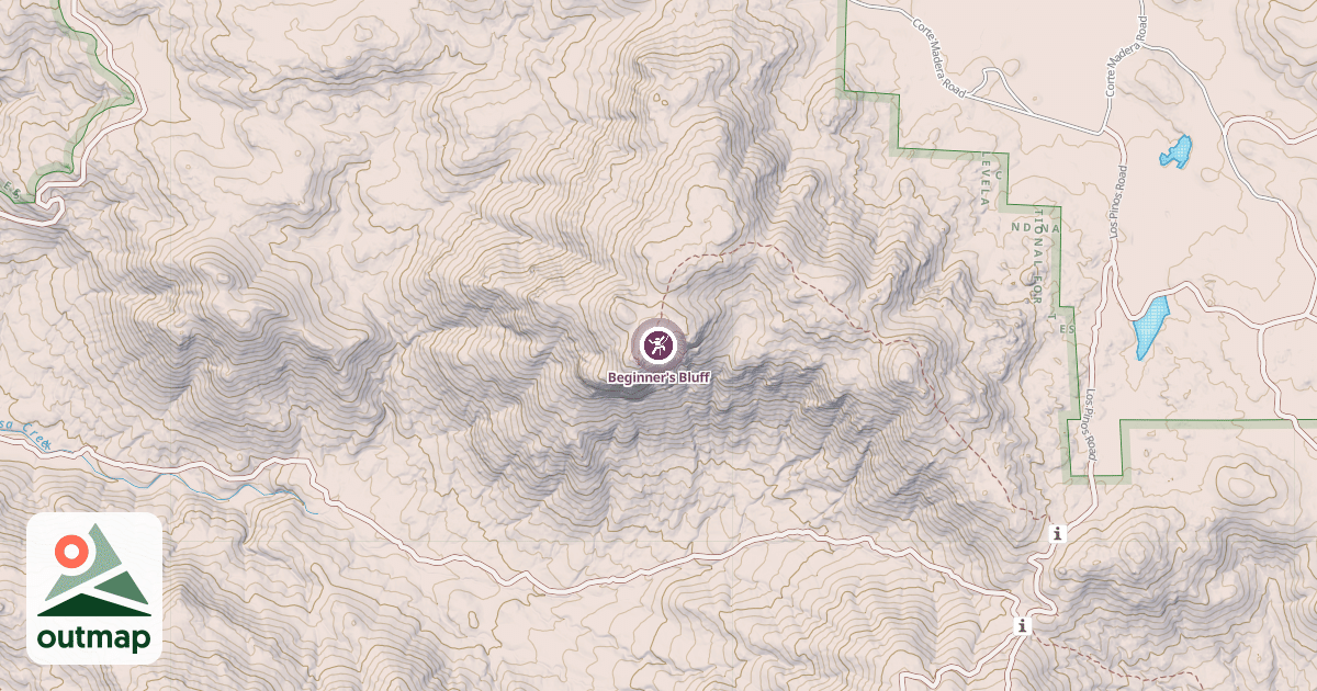 Map of Beginner's Bluff